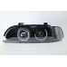 BMW E39 Black Projector Headlamp w Crystal Bar BMW E39 Black Projector Headlamp w Crystal Bar